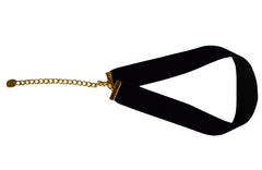 black velvet neck choker