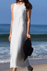 Asymmetrical Silk Dress