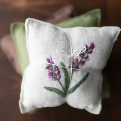 lavender sachet with hand embroidery gift