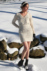 Tweed Mini Skirt with Pockets