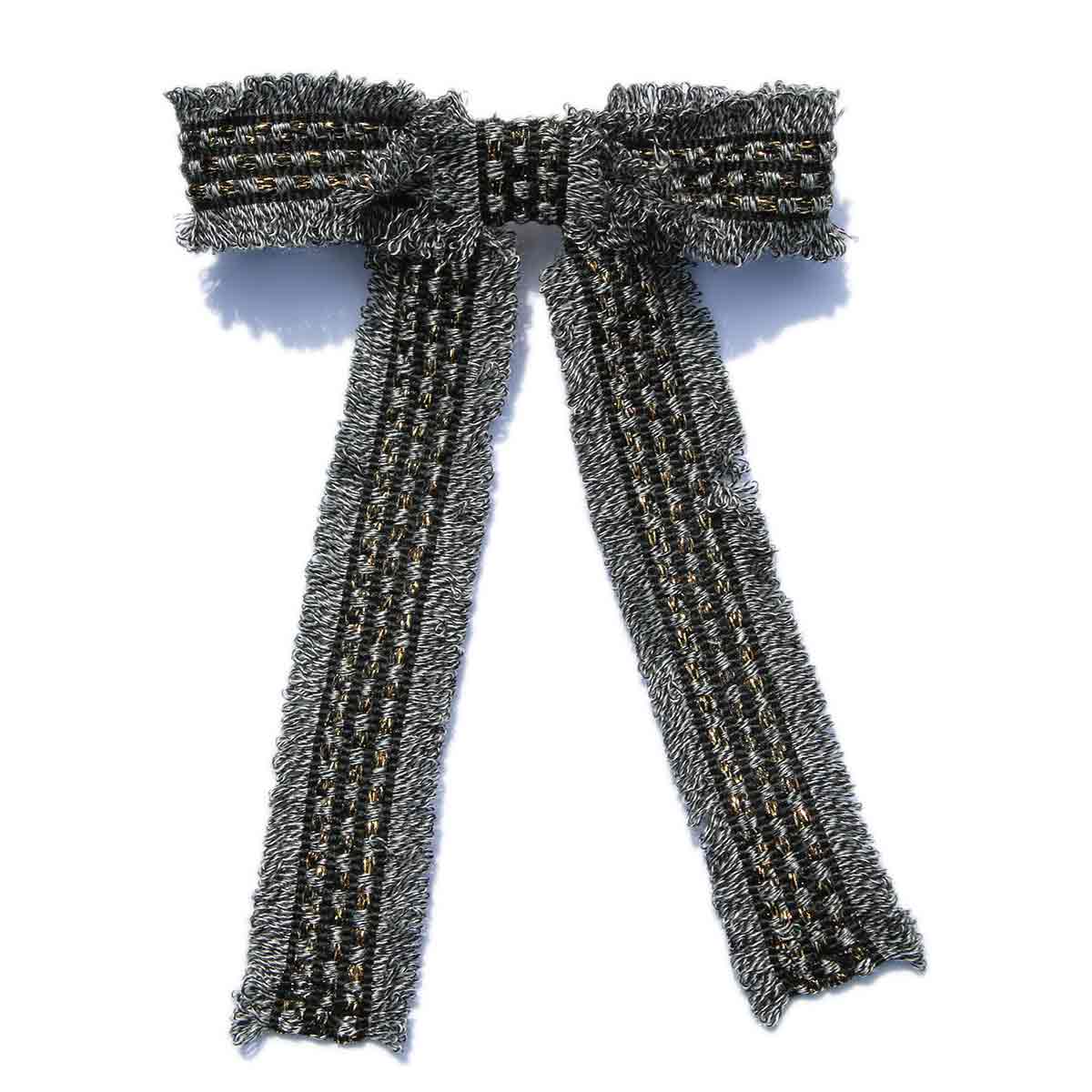 metallic-hairbow-clip