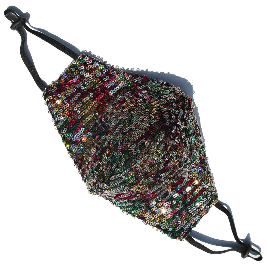 Sequin over Cotton Mask / 2 Color Options