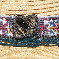 Bejeweled Bee Regency Straw Hat