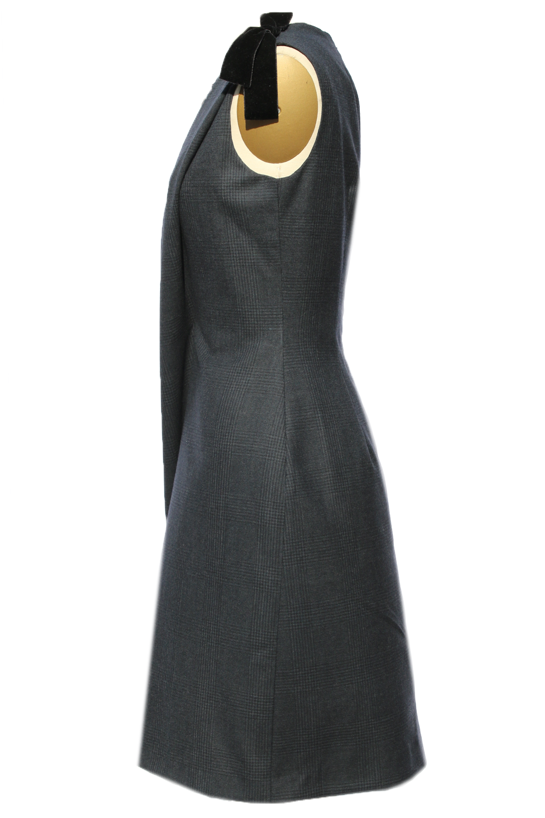 navy-and-black-plaid-wool-suiting-draped-dress