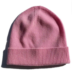 Pink Hat with Faux Fur Pom Pom/Multiple Colors Available