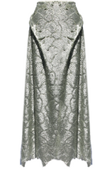 silver sequin glitter skirt 