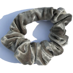    silver-ice-grey-velvet-scrunchie