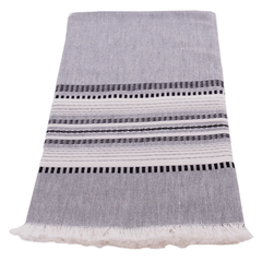     slate-charcoal-white-chambray-kitchen-towel