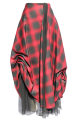tartan-plaid-red-black-wool-skirt