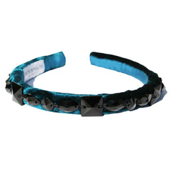 Stella Crystal Embellished Velvet Headband
