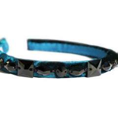 Stella Crystal Embellished Velvet Headband
